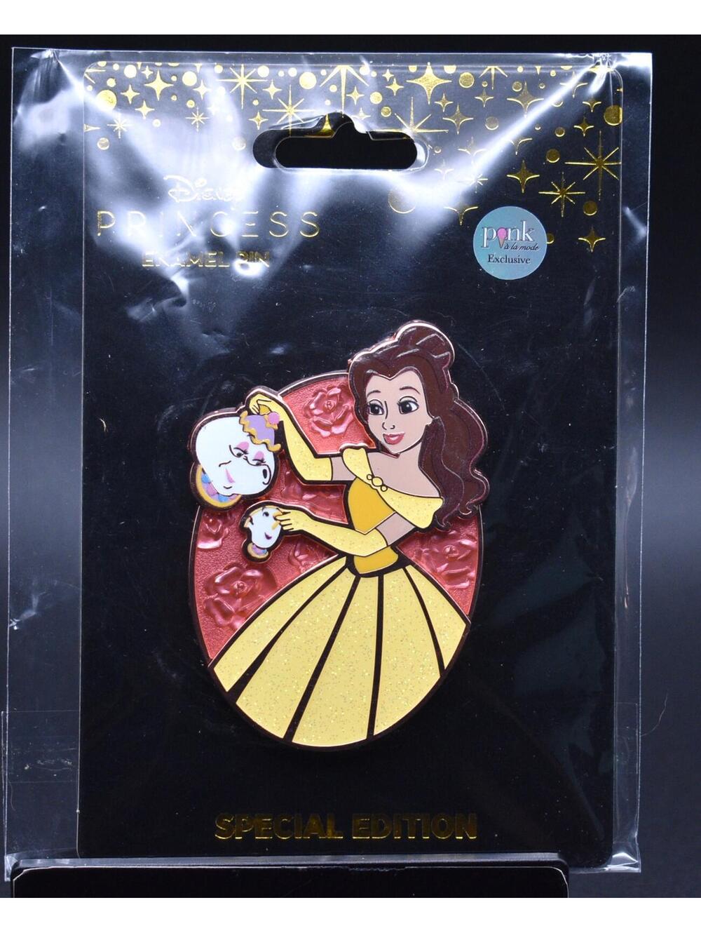 Disney Palm Belle Holding Mrs Potts Chip Beauty and the Beast LE 400 Pin (C4)